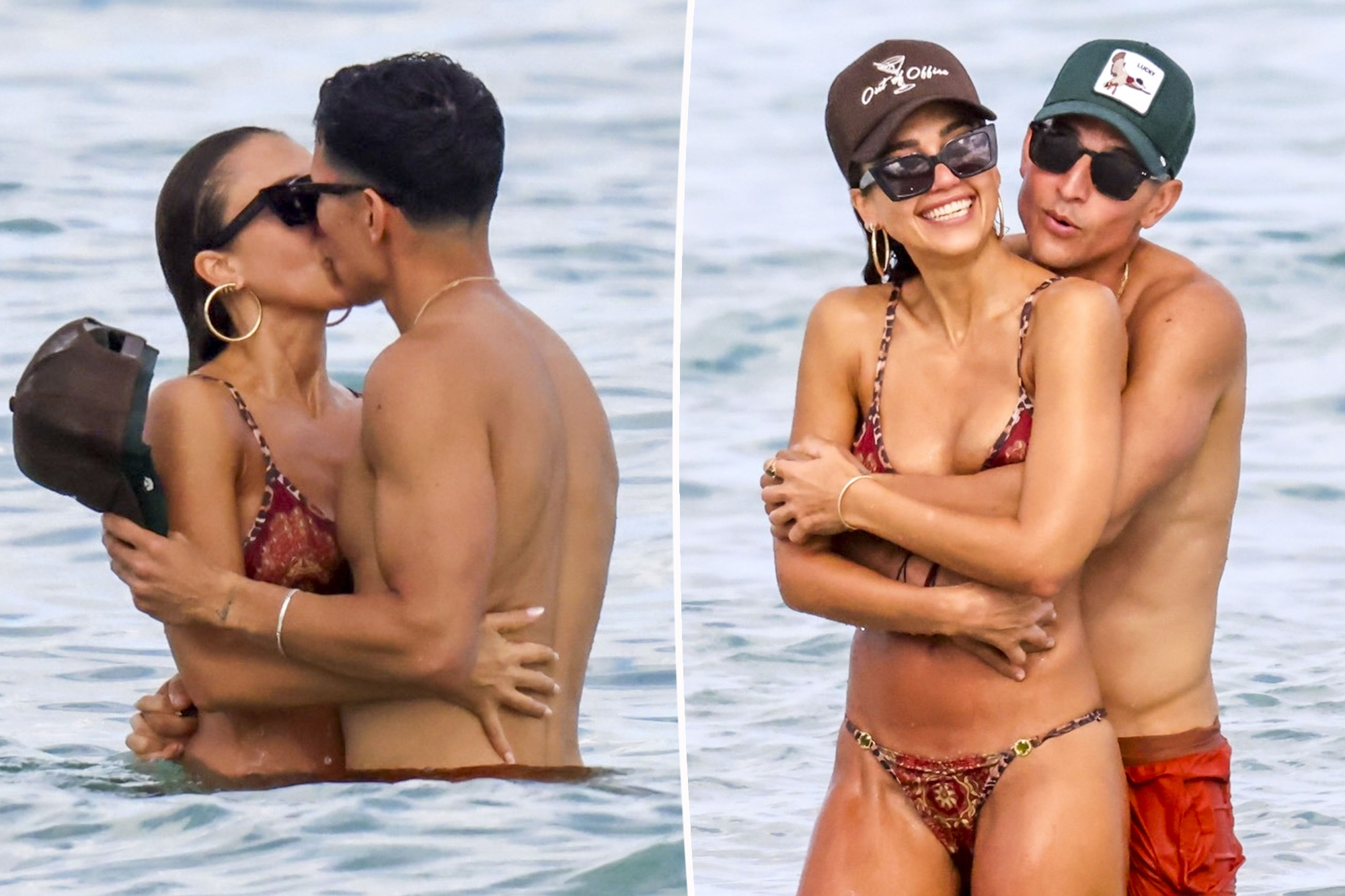Jessica Alba and Danny Ramirez Heat Up Beach Getaway with Cozy Moments