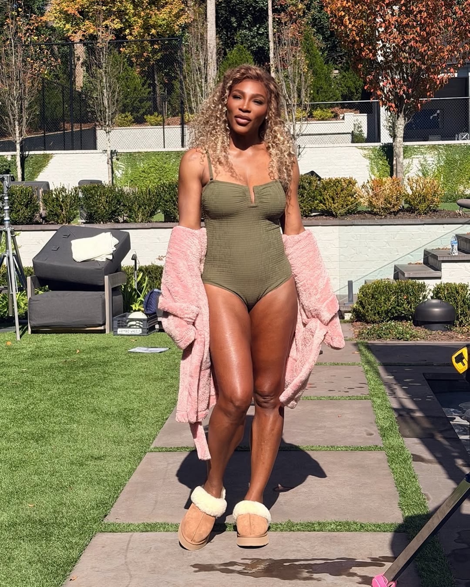 Serena Williams Celebrates Her "Not Perfect" Swimsuit Body on Weight Loss Journey