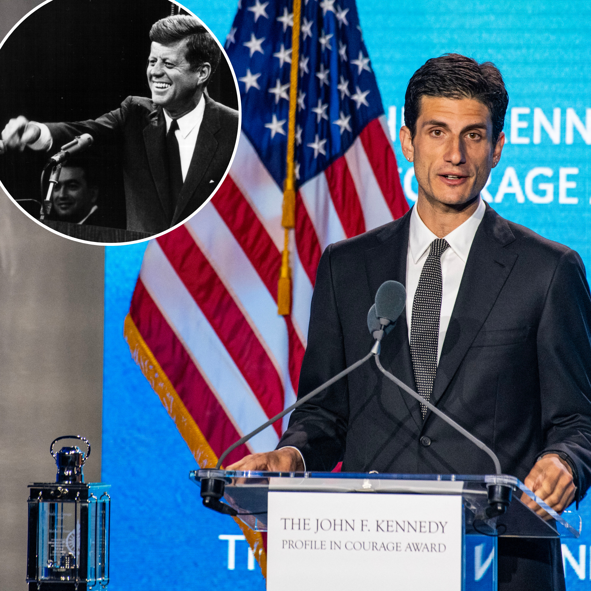 Jack Schlossberg's Unusual Tribute: Grandpa JFK's Robe on a Skeleton Display