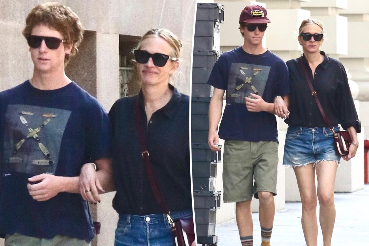 Julia Roberts Turns Heads in NYC with Her Grown-Up Son