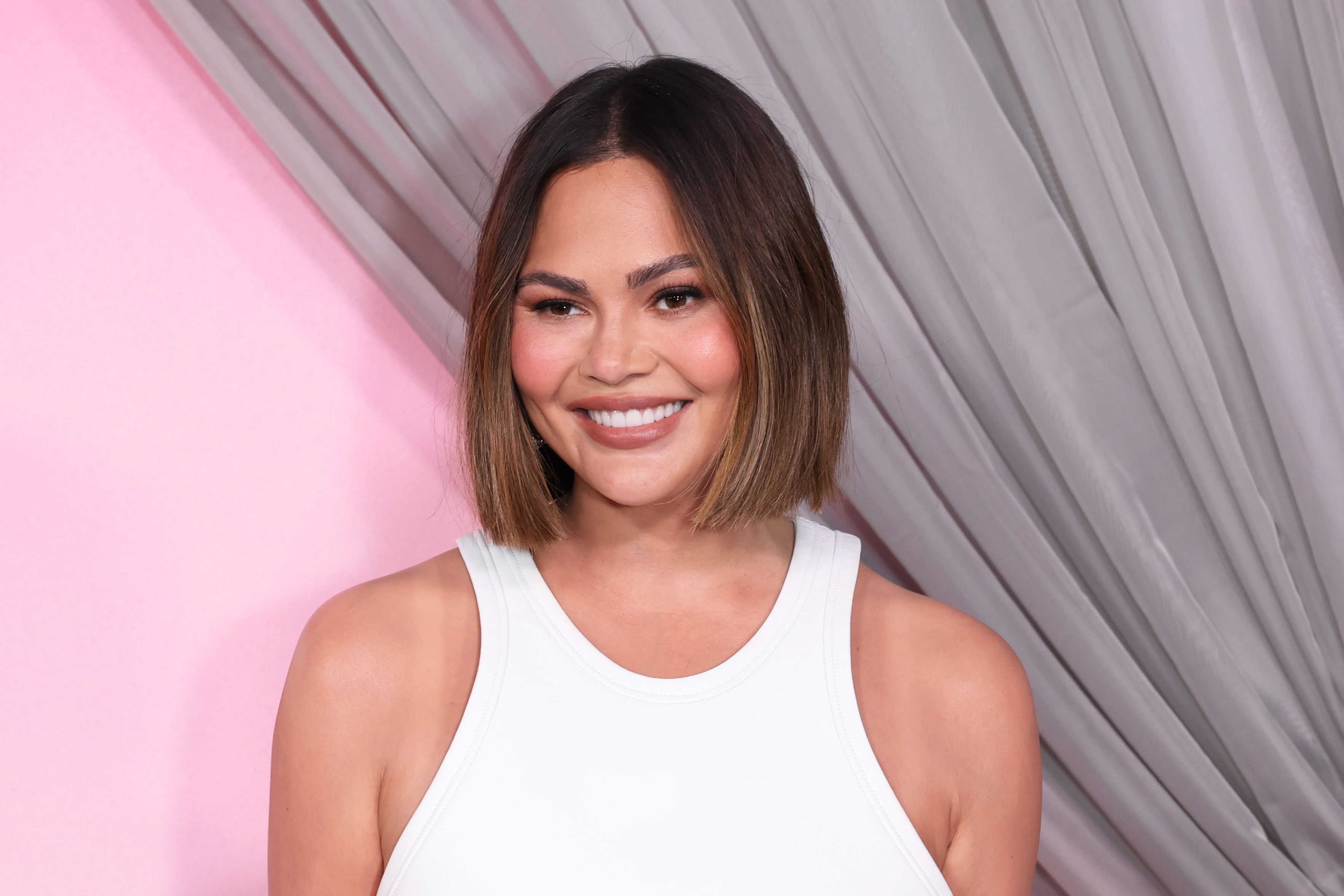 Chrissy Teigen's $20 Cardigan Hack for a Luxe Spring Look