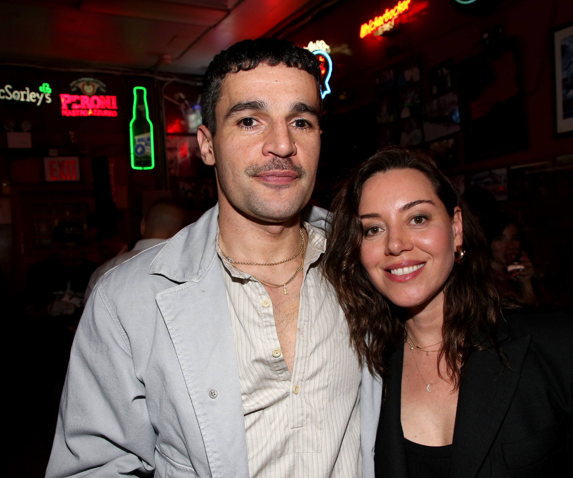 Aubrey Plaza Glows with Proud Support for Christopher Abbott on Broadway