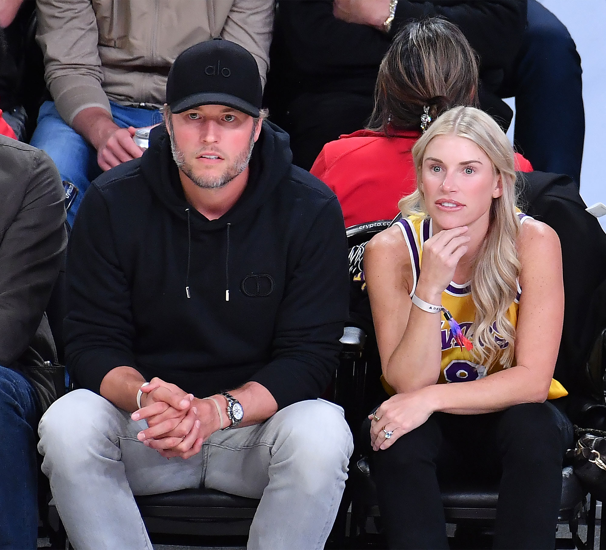 Kelly Stafford's Heated Exchange with Refs Stuns Lakers-Rockets Crowd