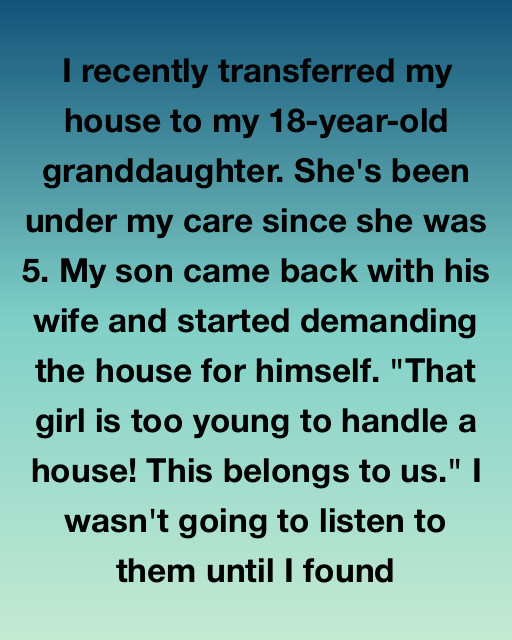 Grandmother's Hidden Action Ensures Granddaughter's Future