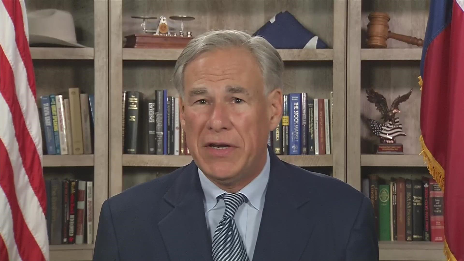 Texas Governor Greg Abbott threatens to impose a "100% tariff" on New Yorkers relocating to Texas.