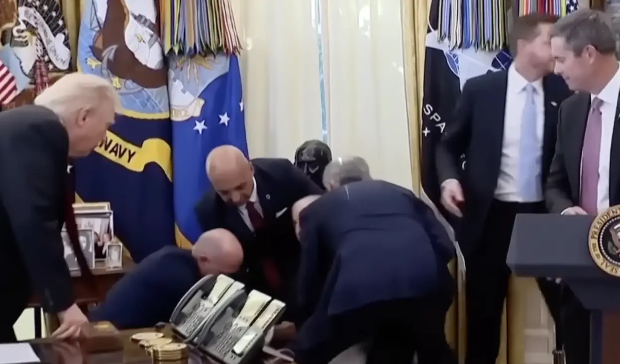 Donald Trump's response to a White House attendee collapsing at a weight loss drug event sparks anger.