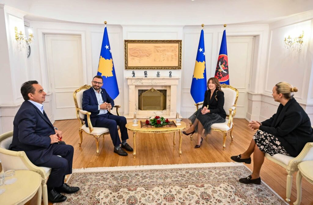 Albulena Haxhiu's Meeting with 'Albanians for America' Sparks Curiosity