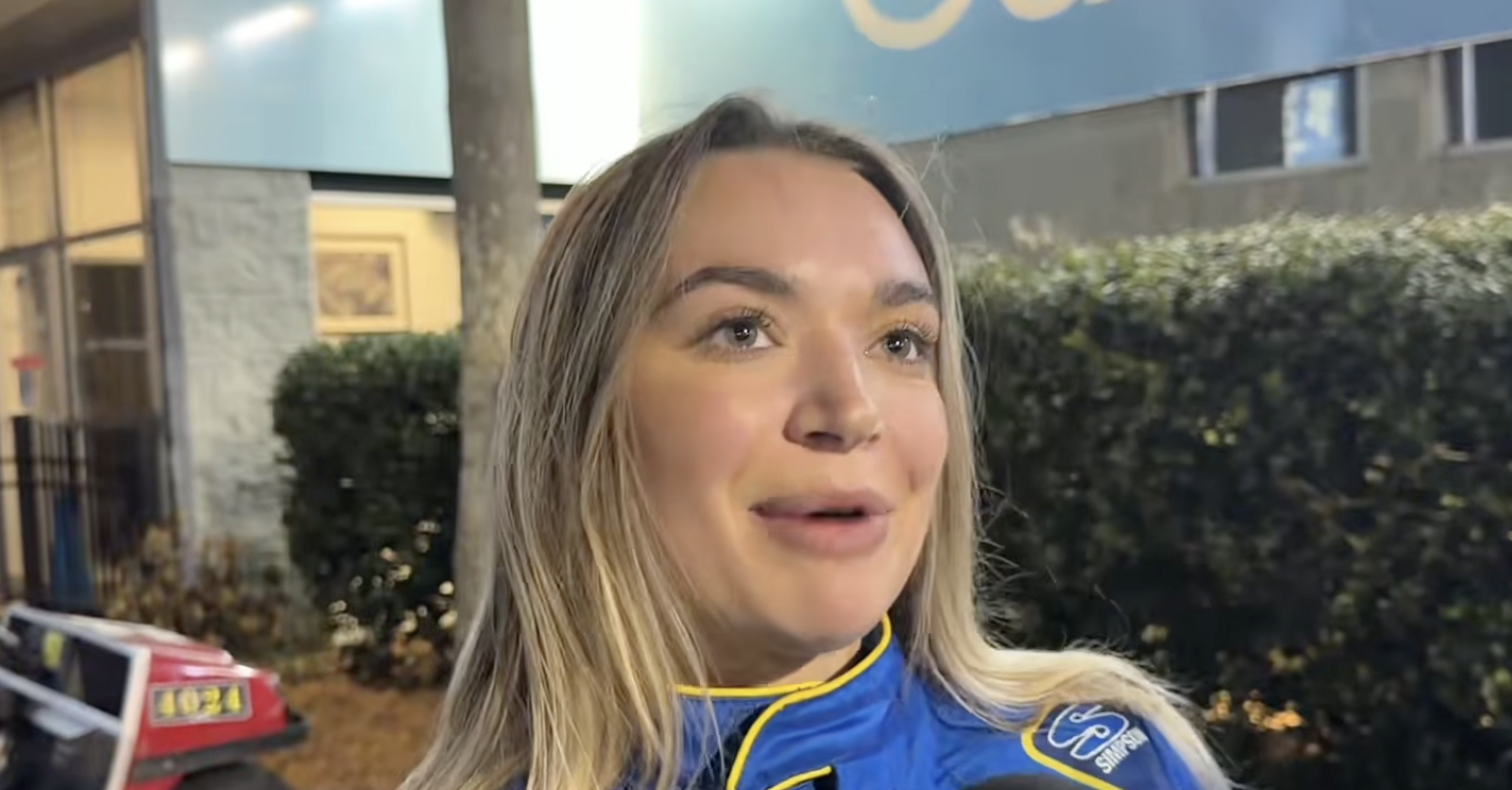 Racing Driver Reveals Husband's Surprising Message from When She was 14