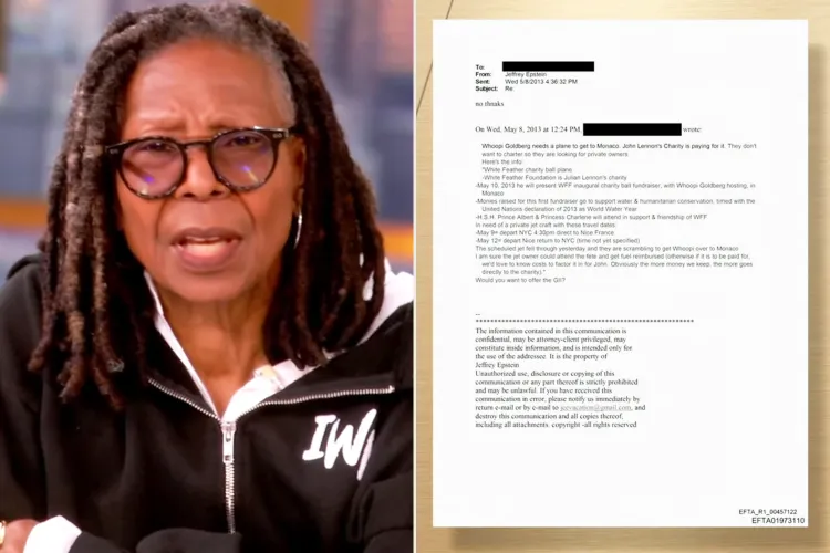 Whoopi Goldberg Addresses Epstein Ties: "I Wasn't His Girlfriend"