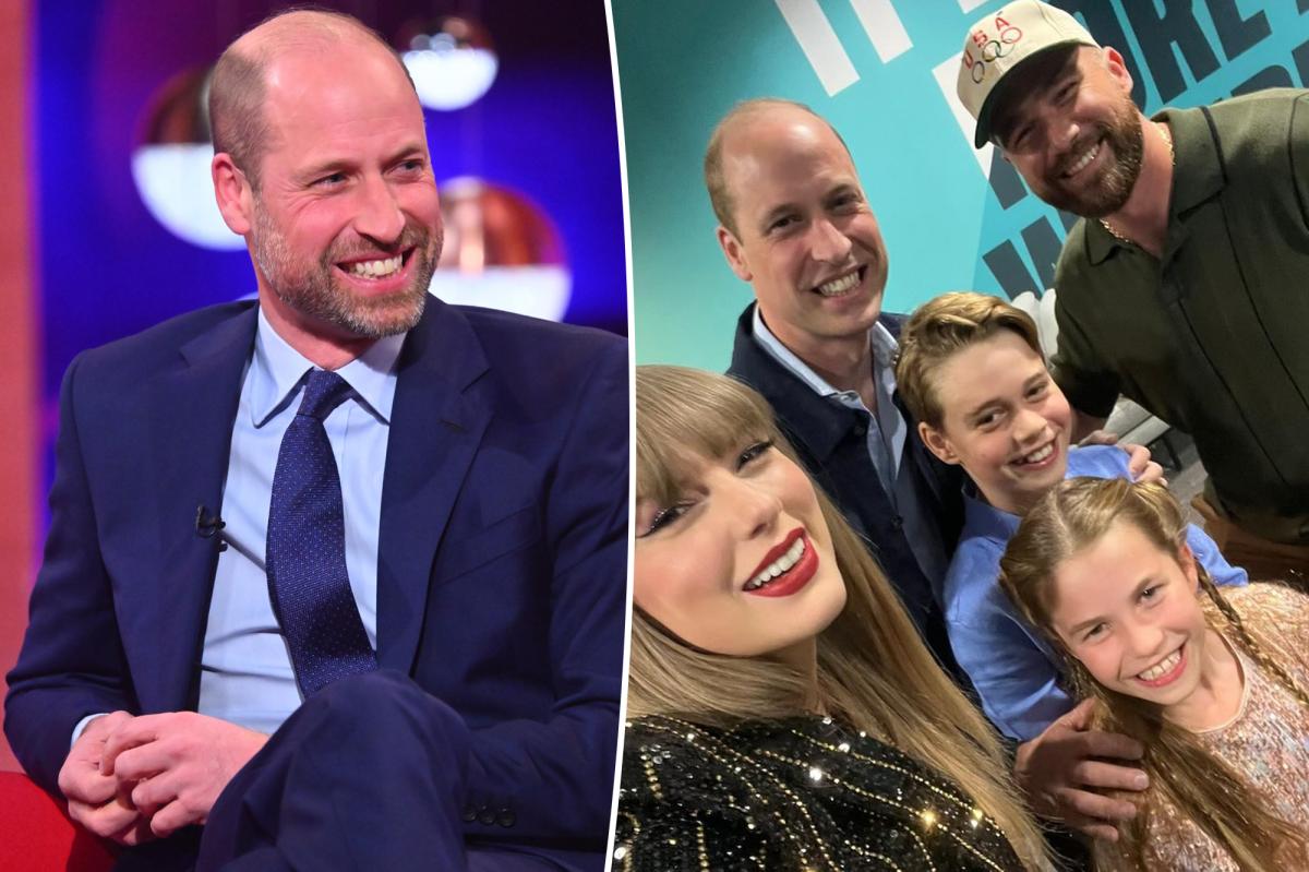 Prince William Jokingly Tried to Remove Travis Kelce from Viral Taylor Swift Selfie