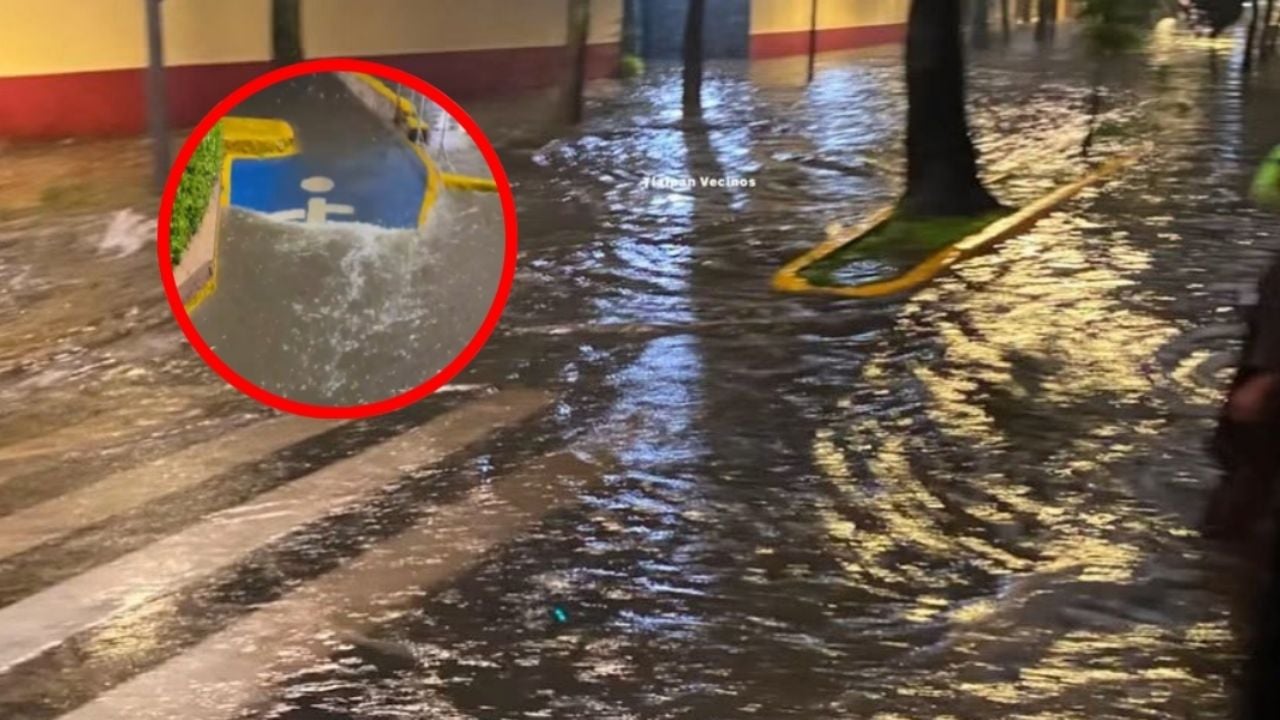 La impactante inundación en Insurgentes que dejó a todos hablando