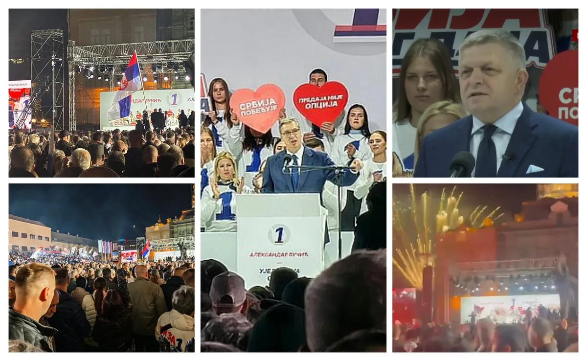 Vučić na prvom skupu SNS posle pada nadstrešnice govorio o 16 žrtava