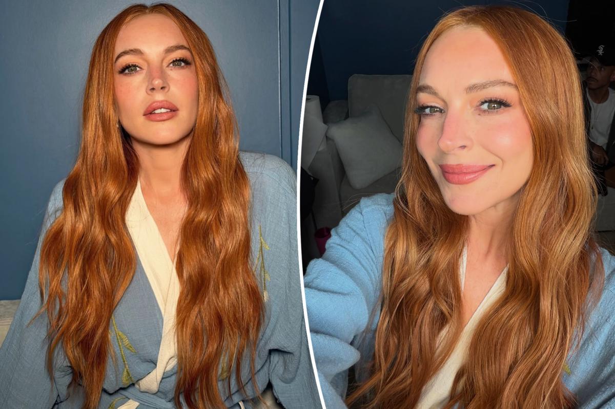Lindsay Lohan's Red Hair Comeback Sparks Fan Frenzy