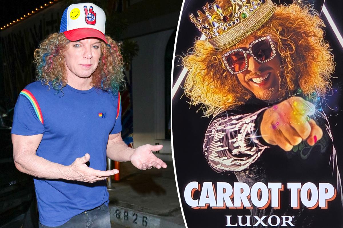 Carrot Top's Vegas Residency in Limbo After Shocking Hospitalization