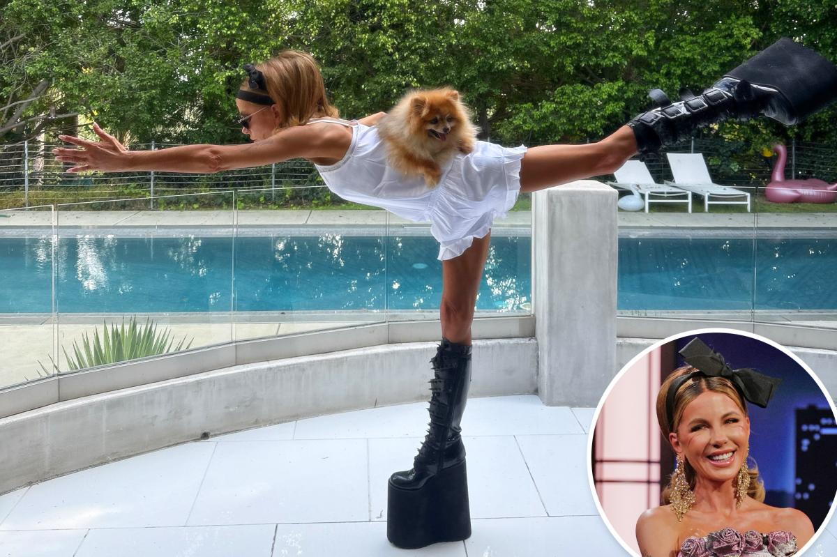 Kate Beckinsale's Wild Yoga Session with Pets Sparks Online Frenzy