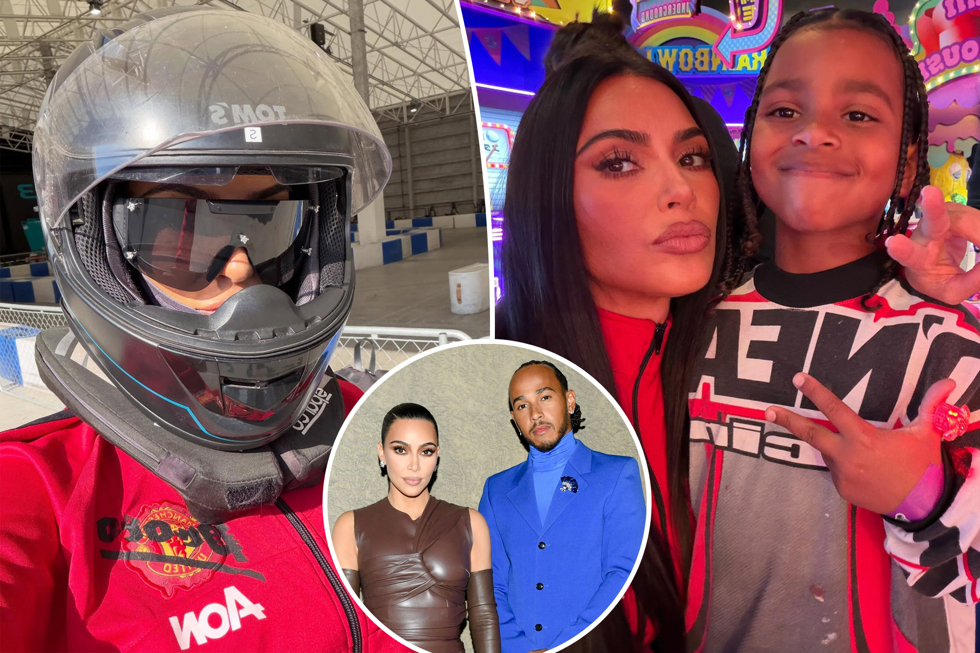 Kim Kardashian Rocks Racing Gear in Tokyo with Lewis Hamilton Vibes