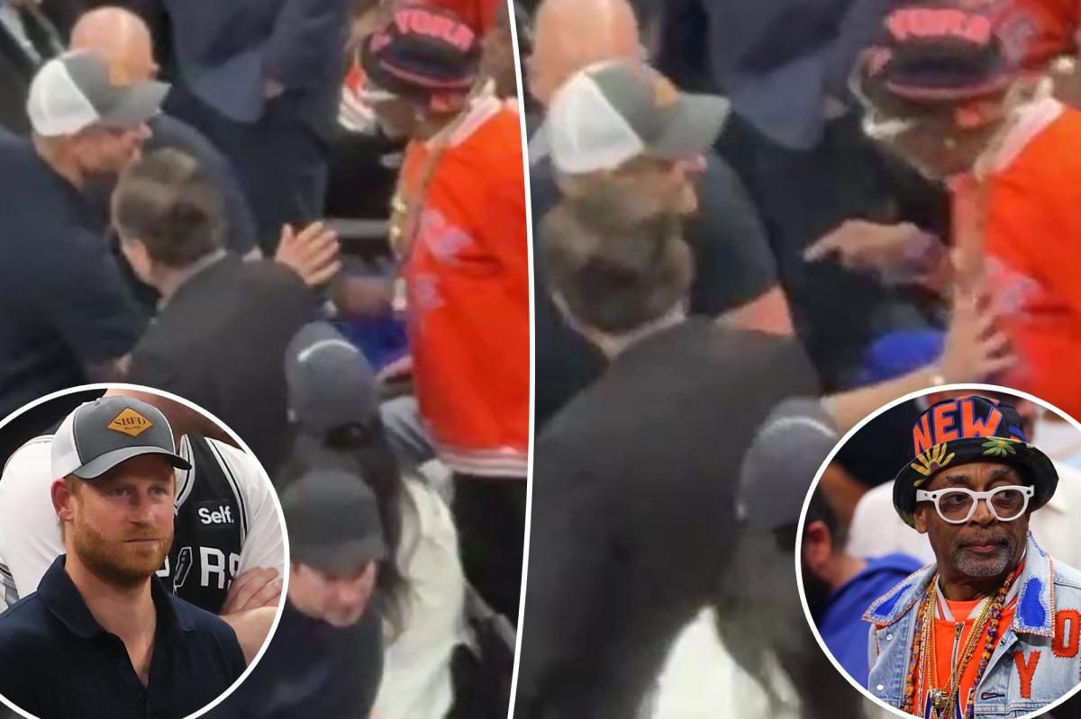 Spike Lee's Surprising Move Leaves Prince Harry Hanging at NBA Game