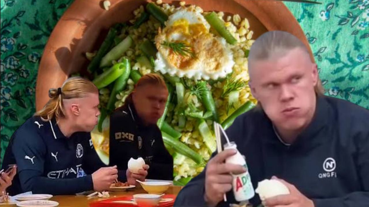 La sorprendente dieta de Erling Haaland que está dando de qué hablar