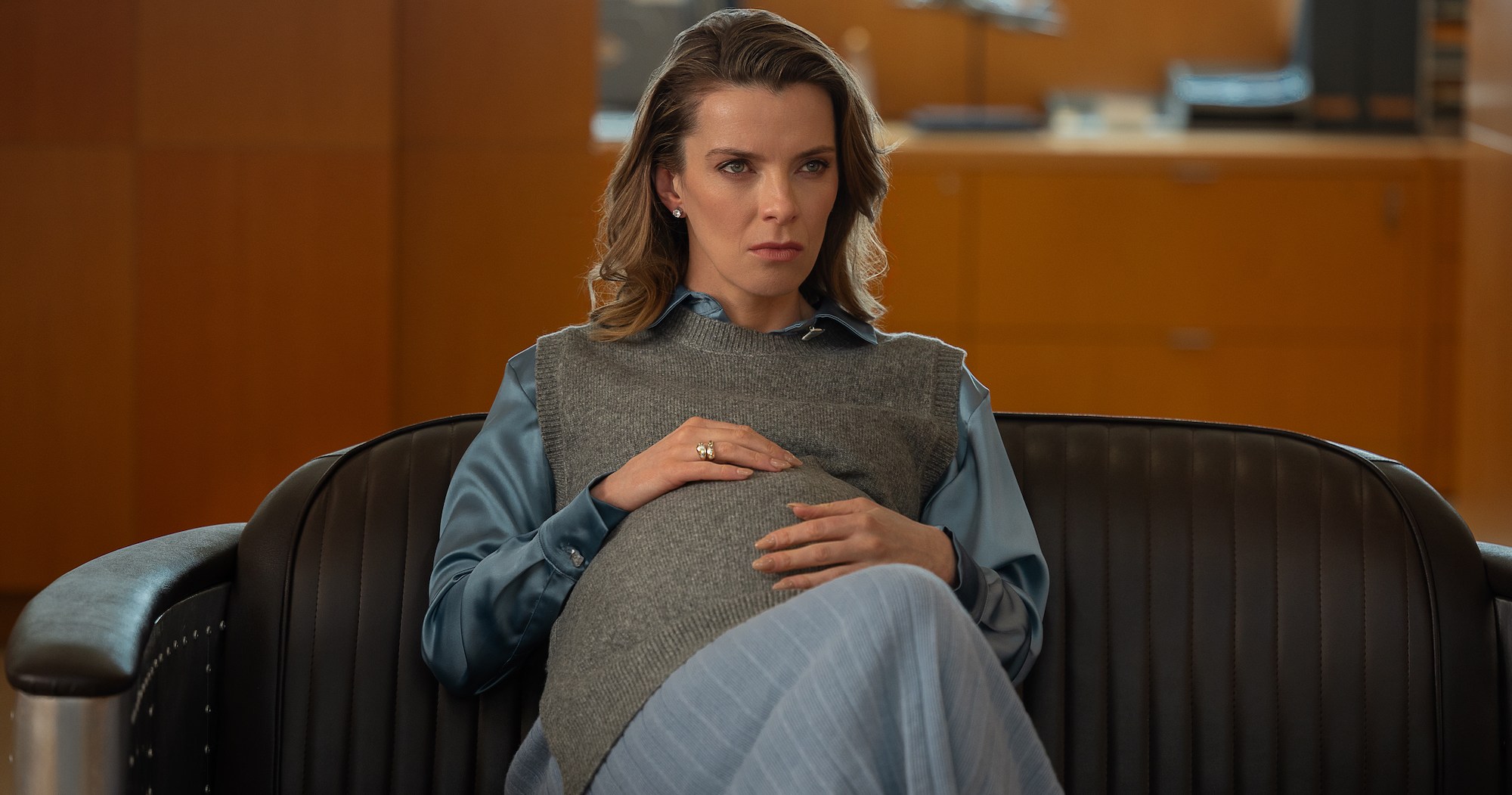 Betty Gilpin's Shocking Birth Scene in 'Office Romance': What Really Happened On Set?