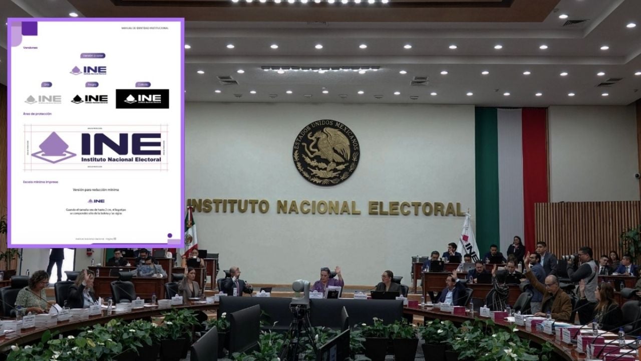 El INE sorprende al cambiar su icónico rosa por lila
