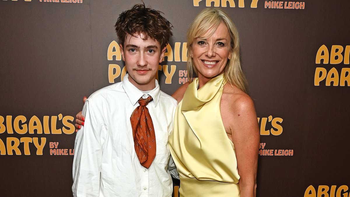 Tamzin Outhwaite's Heartfelt Moment with Trans Son Flo at West End Debut