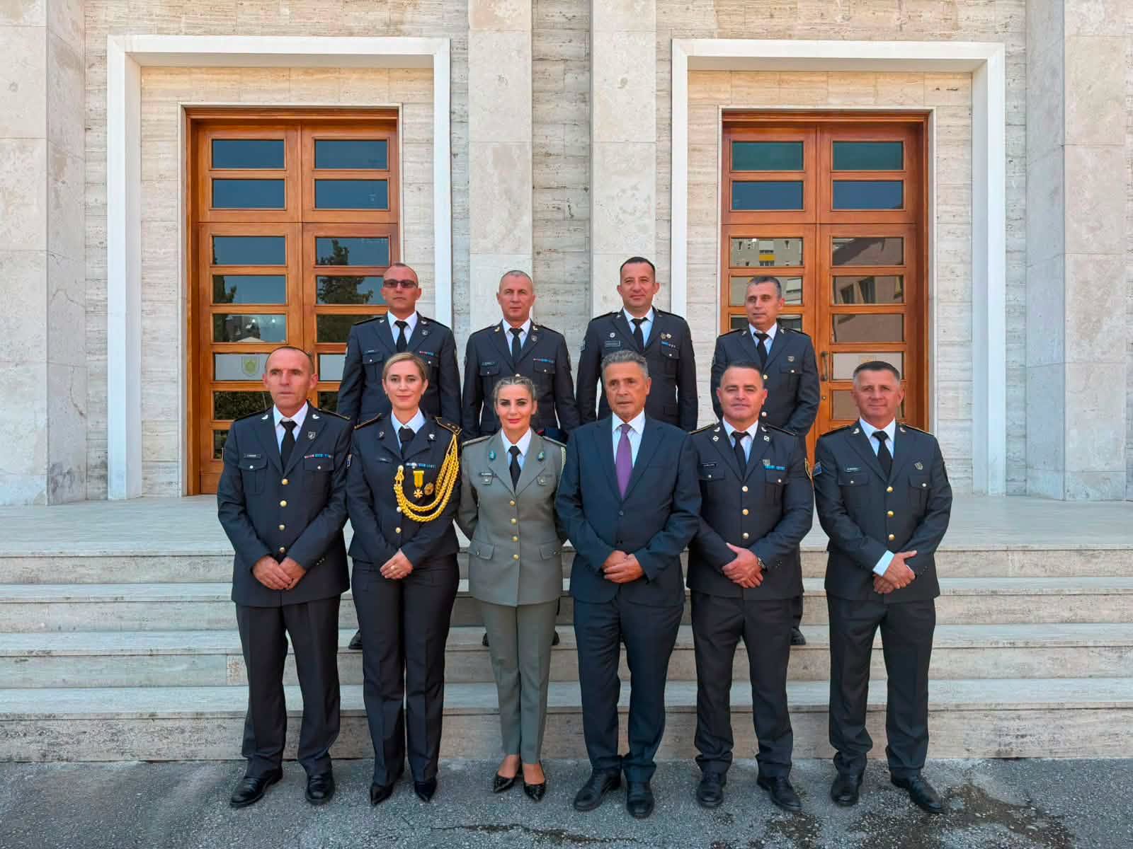 Kosovo Security Force Officers Shine After Graduating in Albania