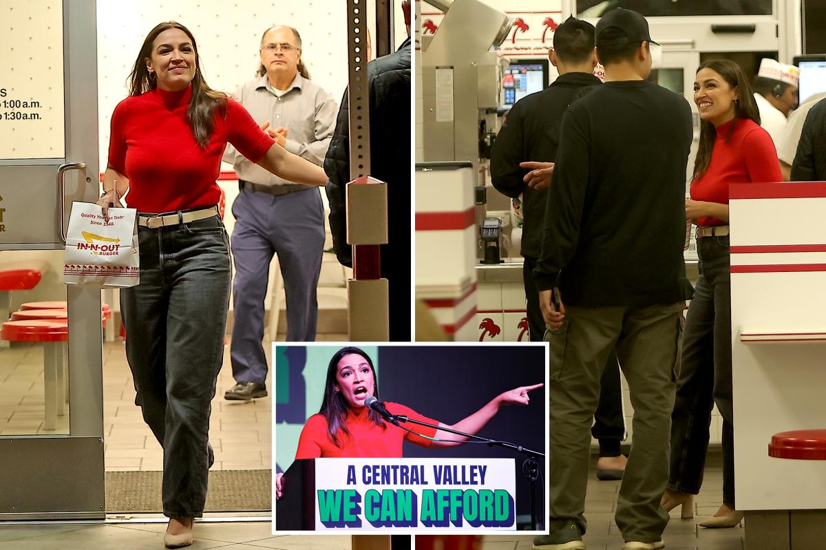 AOC's In-N-Out Stop Highlights Campaign for California's Redrawn District
