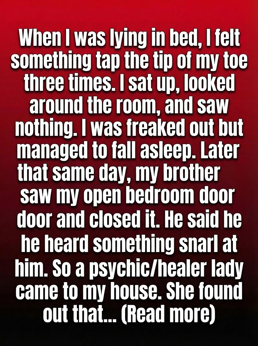 How a mysterious tap one night forever altered our family's life