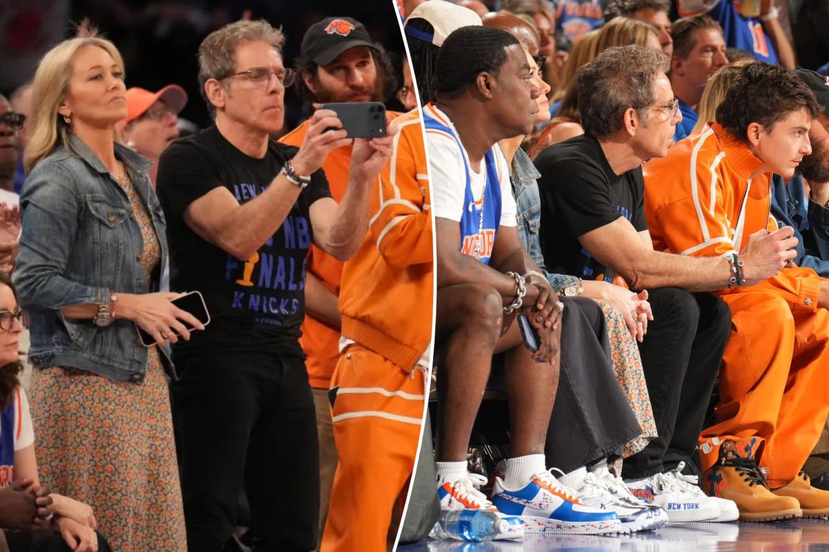 Why Is Ben Stiller Secretly Filming from Knicks Courtside?