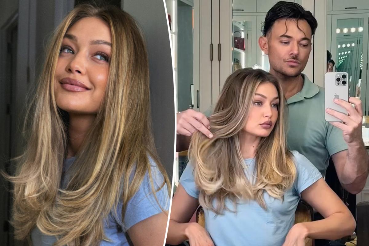 Gigi Hadid's Heart-Shaped Hair Steals the Show at Taylor Swift's Wedding