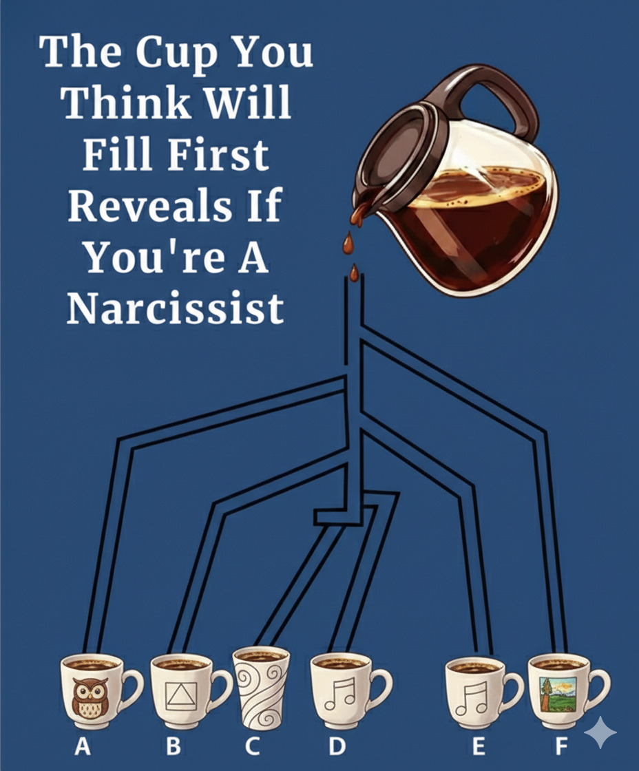 Puzzle Revealing Your Thought Process: Which Cup Fills First?