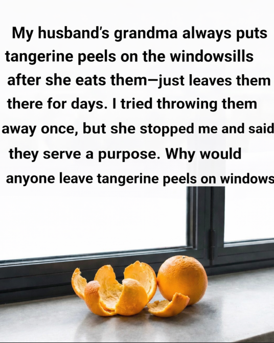 Benefits of Putting Tangerine Peels on Your Windowsill
