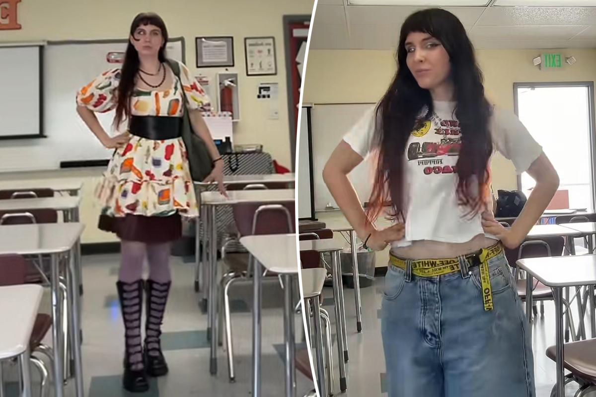 California Teacher Sparks Debate with Bold Classroom Fashion Choices