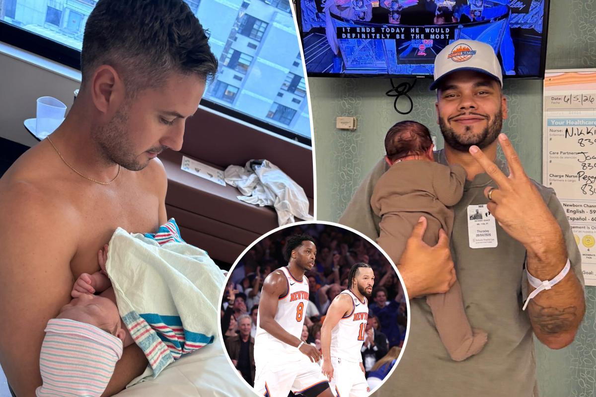 Newborn 'Good Luck Charms' Spark Knicks' NBA Finals Magic