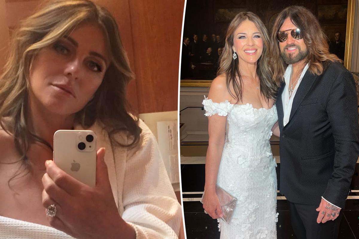 Billy Ray Cyrus and Elizabeth Hurley Announce Engagement After Year of Dating