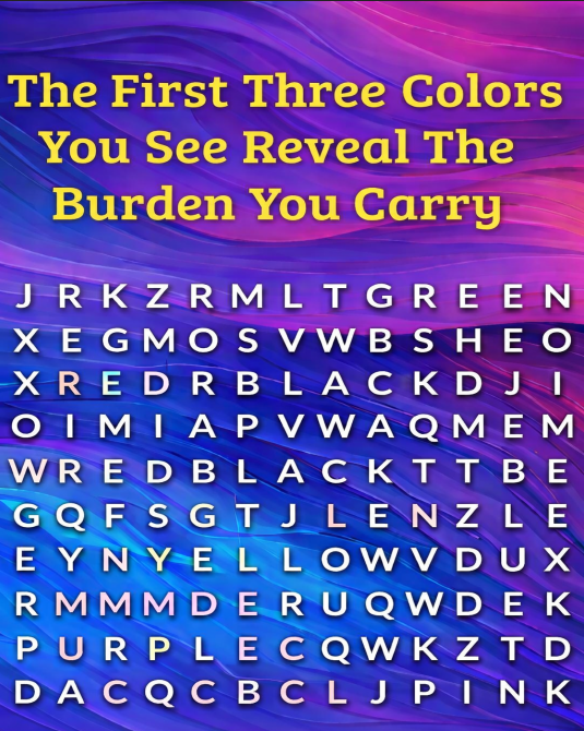 Discover How Your Emotional Burden Reflects in These 3 Colors