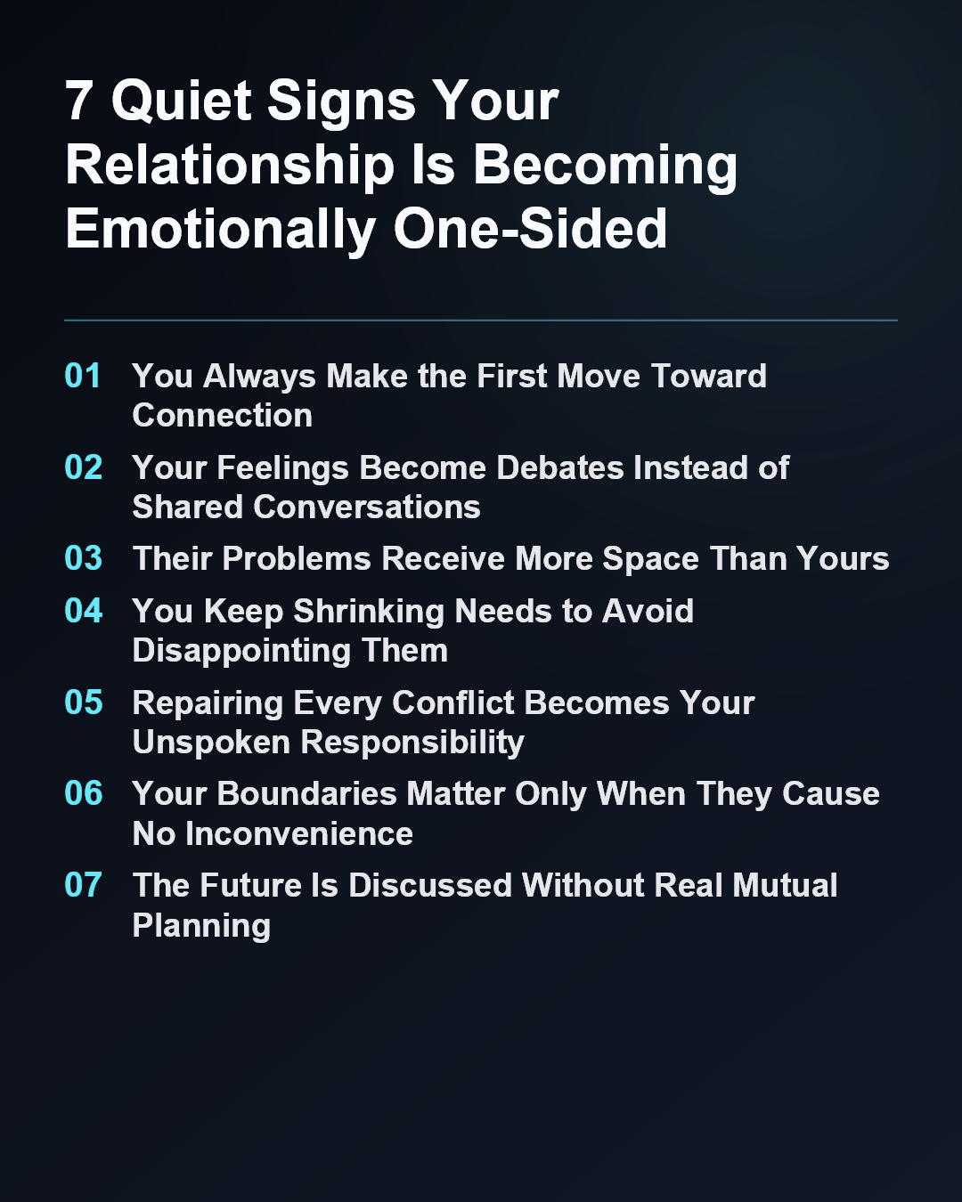 7 Quiet Signs Your Relationship Is Becoming Emotionally One-Sided