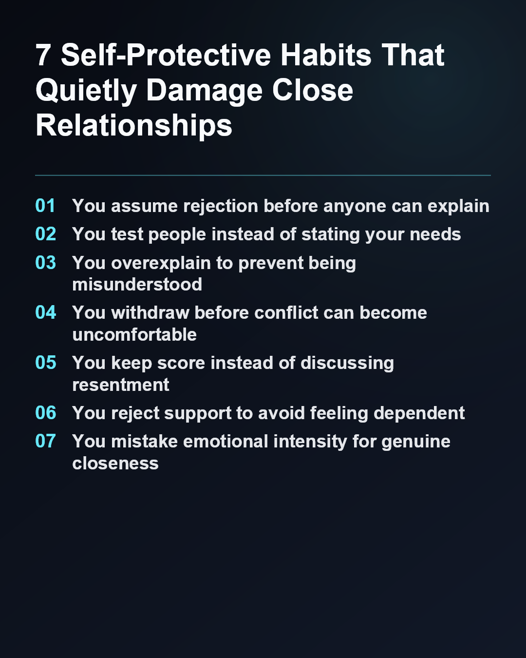 7 Self-Protective Habits That Quietly Damage Close Relationships