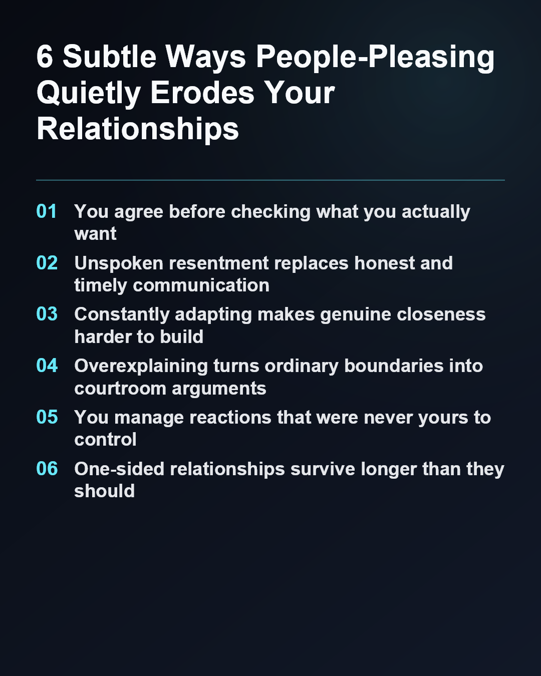 6 Subtle Ways People-Pleasing Quietly Erodes Your Relationships