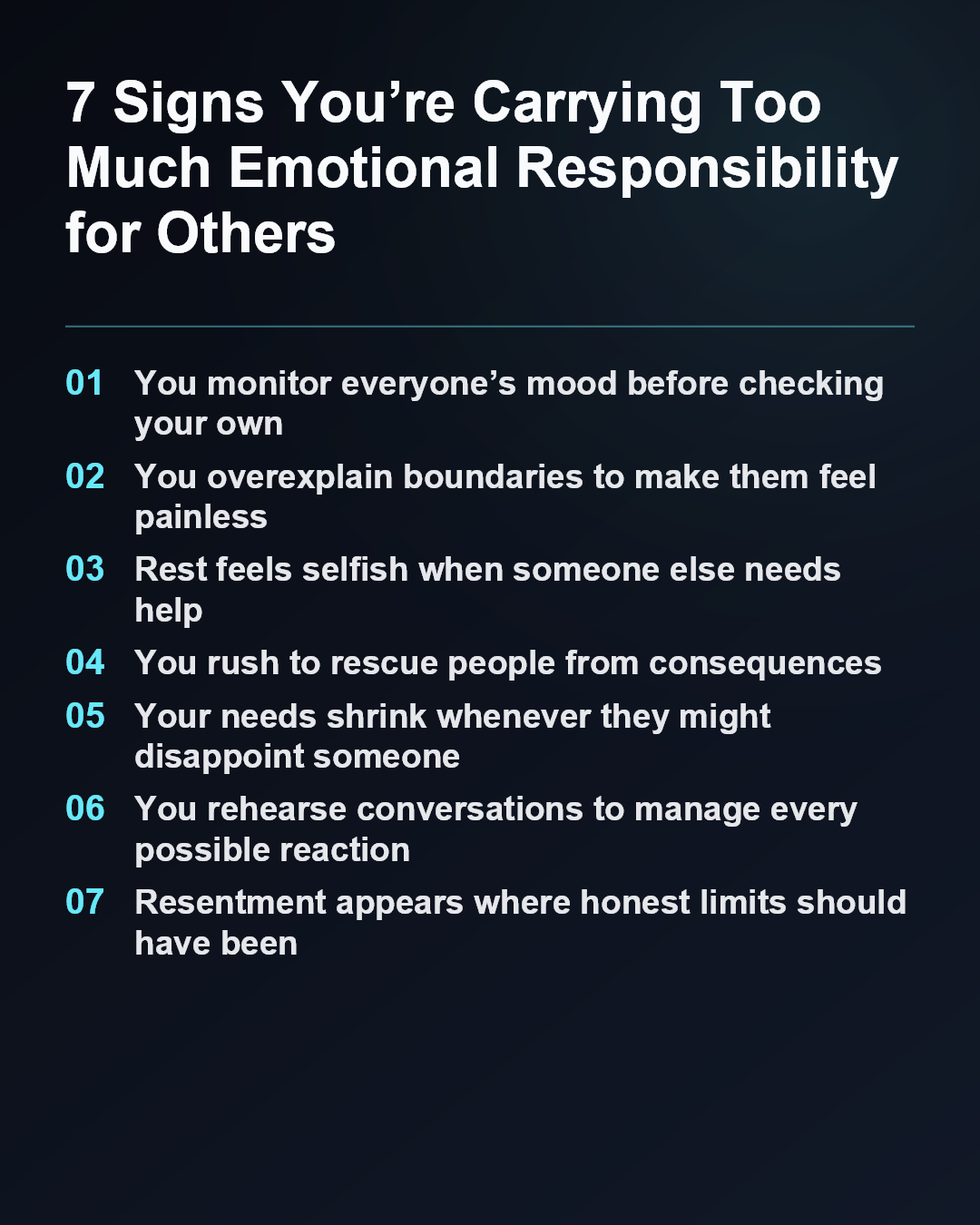 7 Signs You’re Carrying Too Much Emotional Responsibility for Others