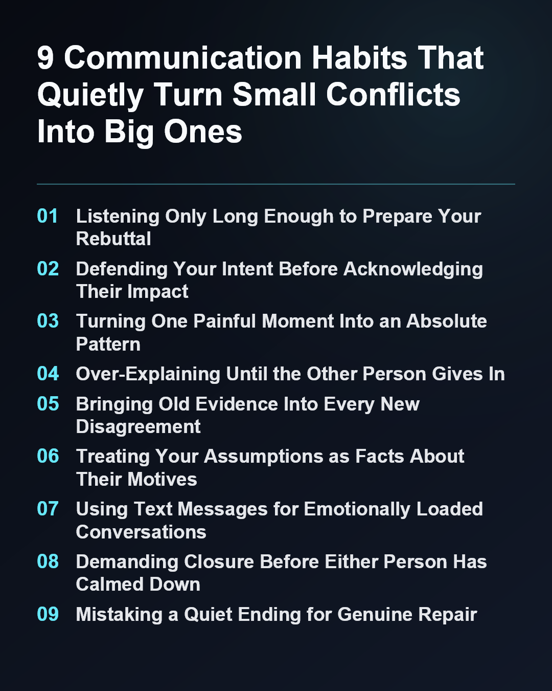 9 Communication Habits That Quietly Turn Small Conflicts Into Big Ones