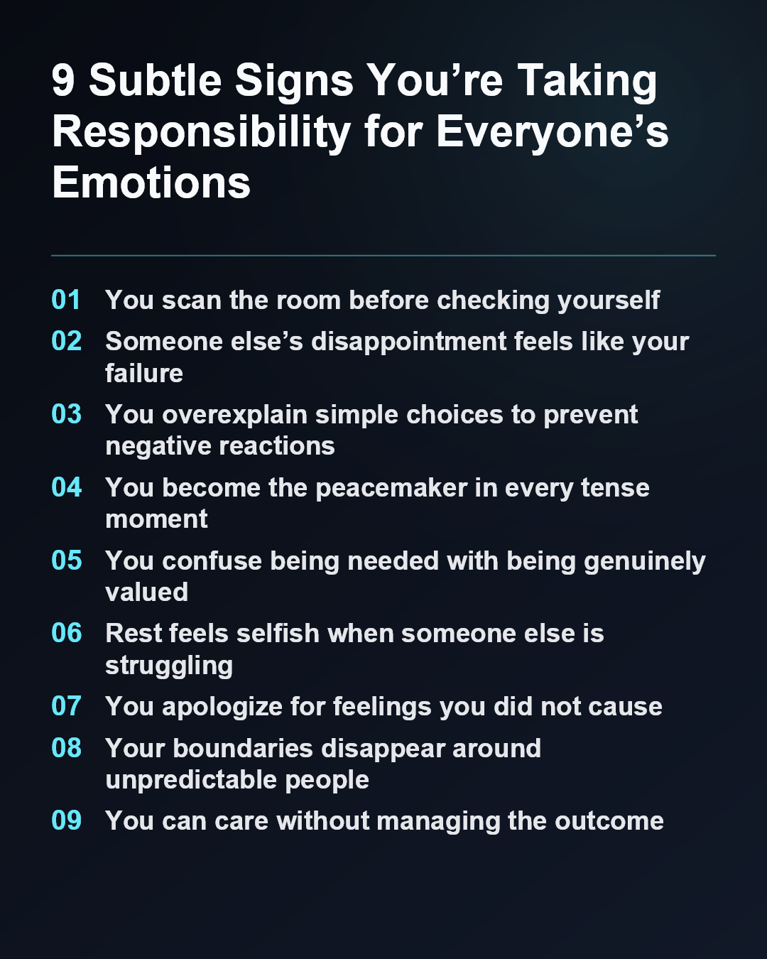 9 Subtle Signs You’re Taking Responsibility for Everyone’s Emotions